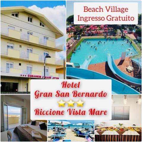 Hotel Gran San Bernardo Riccione Exterior photo